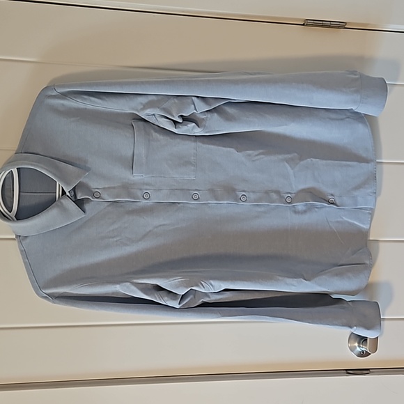 Lululemon Men's Commission Long Sleeve Button Up (Quick Oxford) (L) - Picture 5 of 8